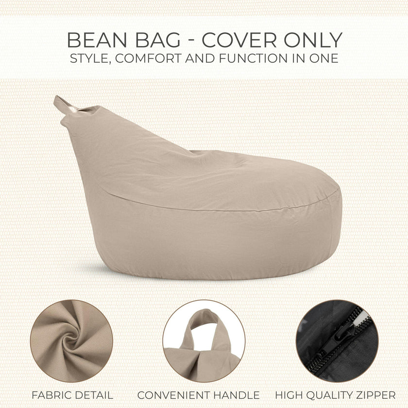 ZICOTO Comfy Bean Bag Chair for Kids - Cozy & Stylish Bean Bag Cover for a Soft Lounger - Durable & Lightweight Bean Bag Chair for Toddlers, Boys & Girls