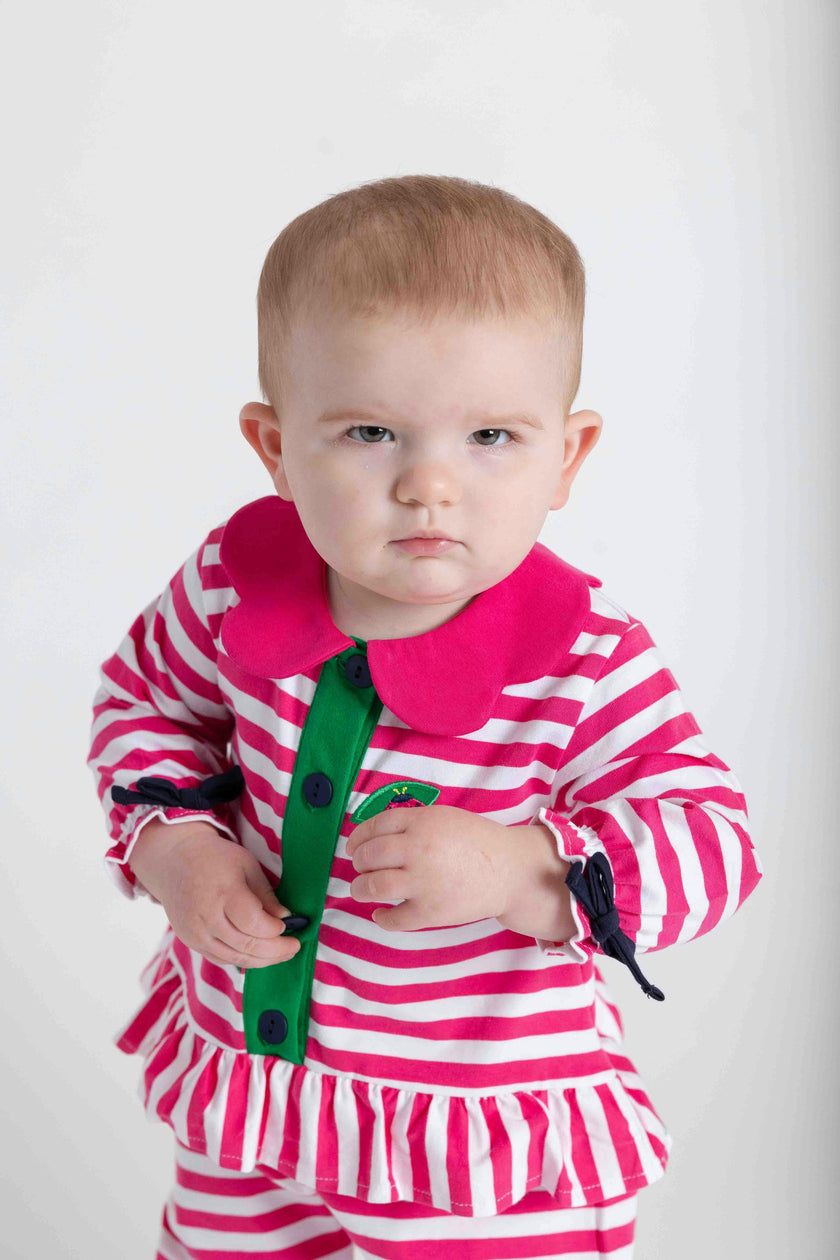 Stripe Knit Longall With