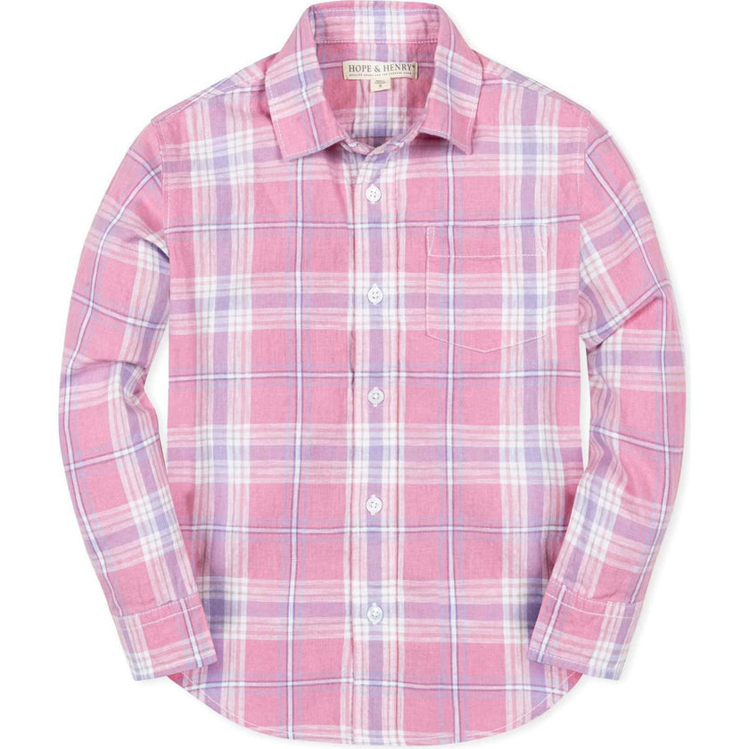 Linen Long Sleeve Button Down Shirt