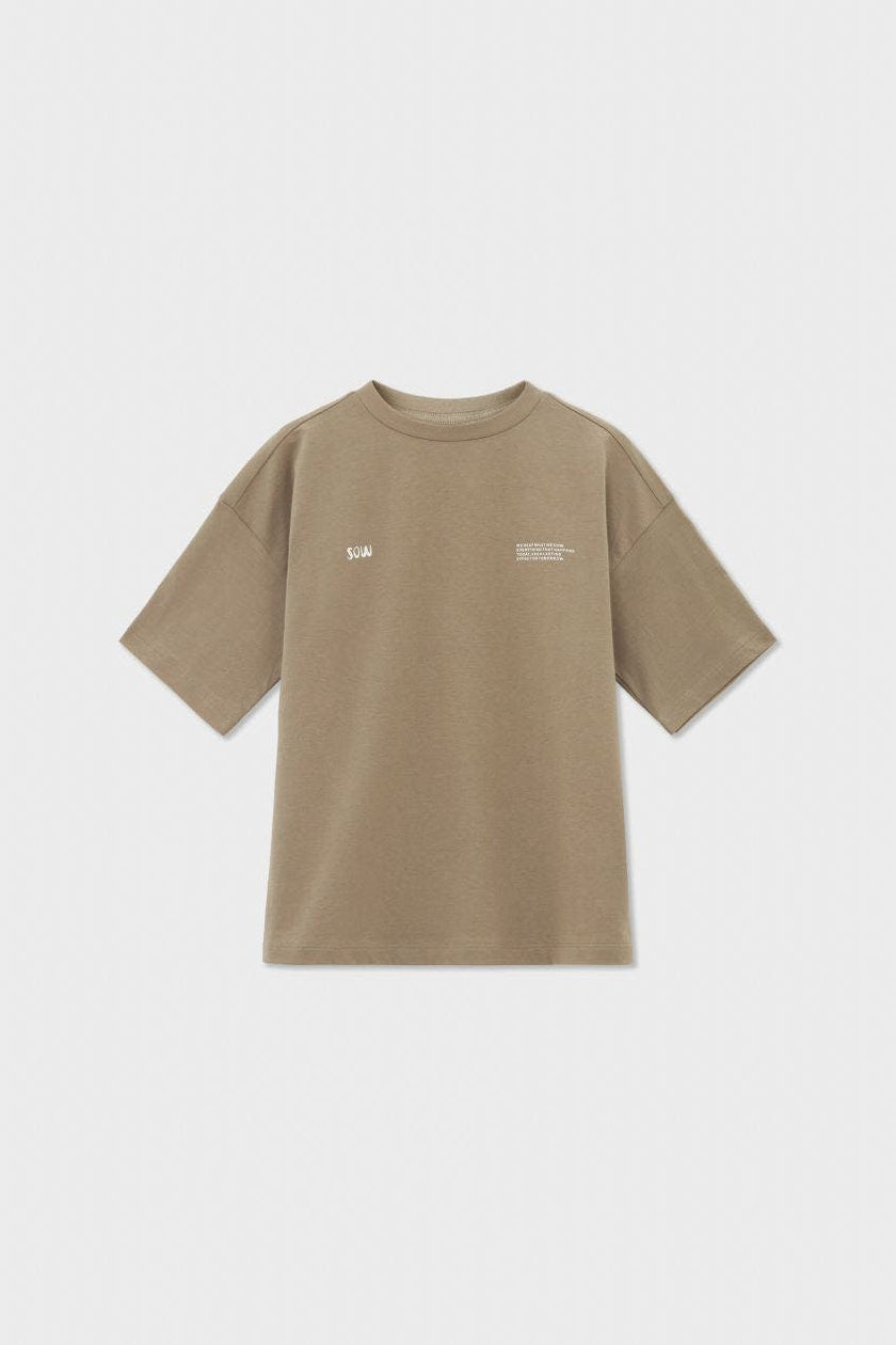 Relaxed Cotton T-Shirt With Print