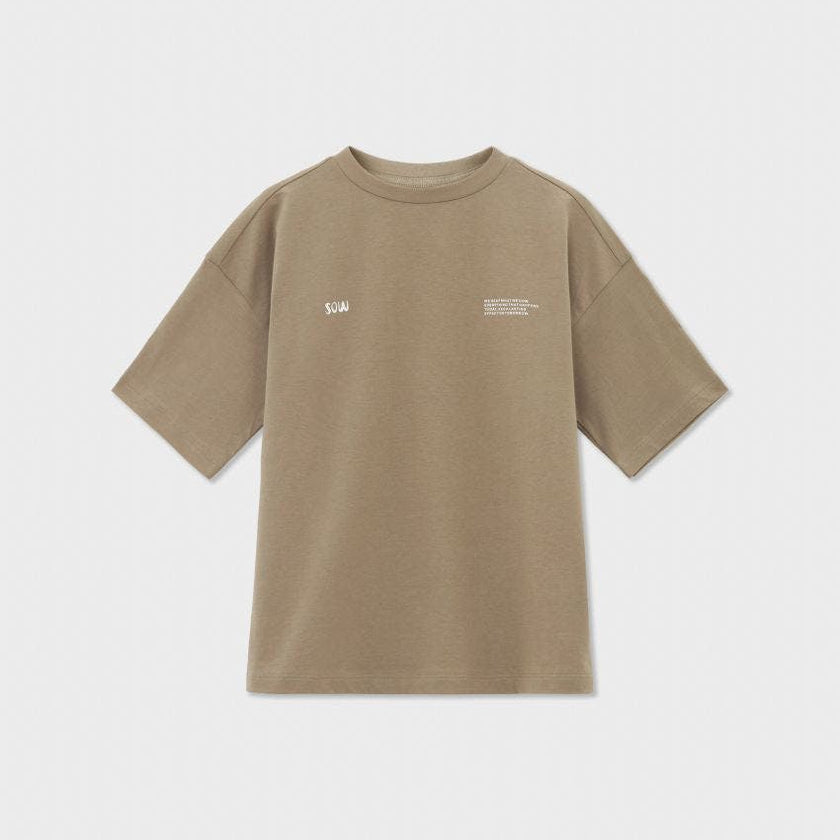 Relaxed Cotton T-Shirt With Print
