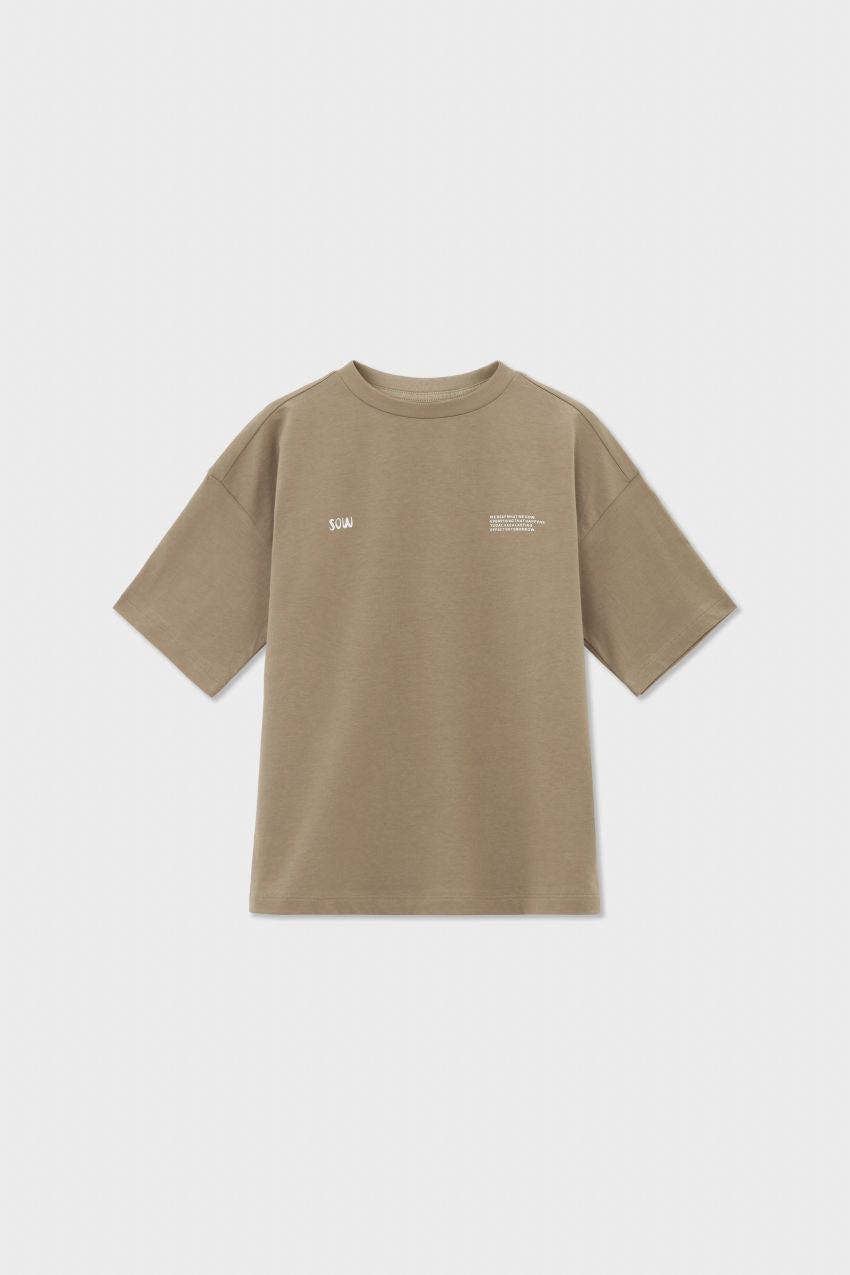 Relaxed Cotton T-Shirt With Print