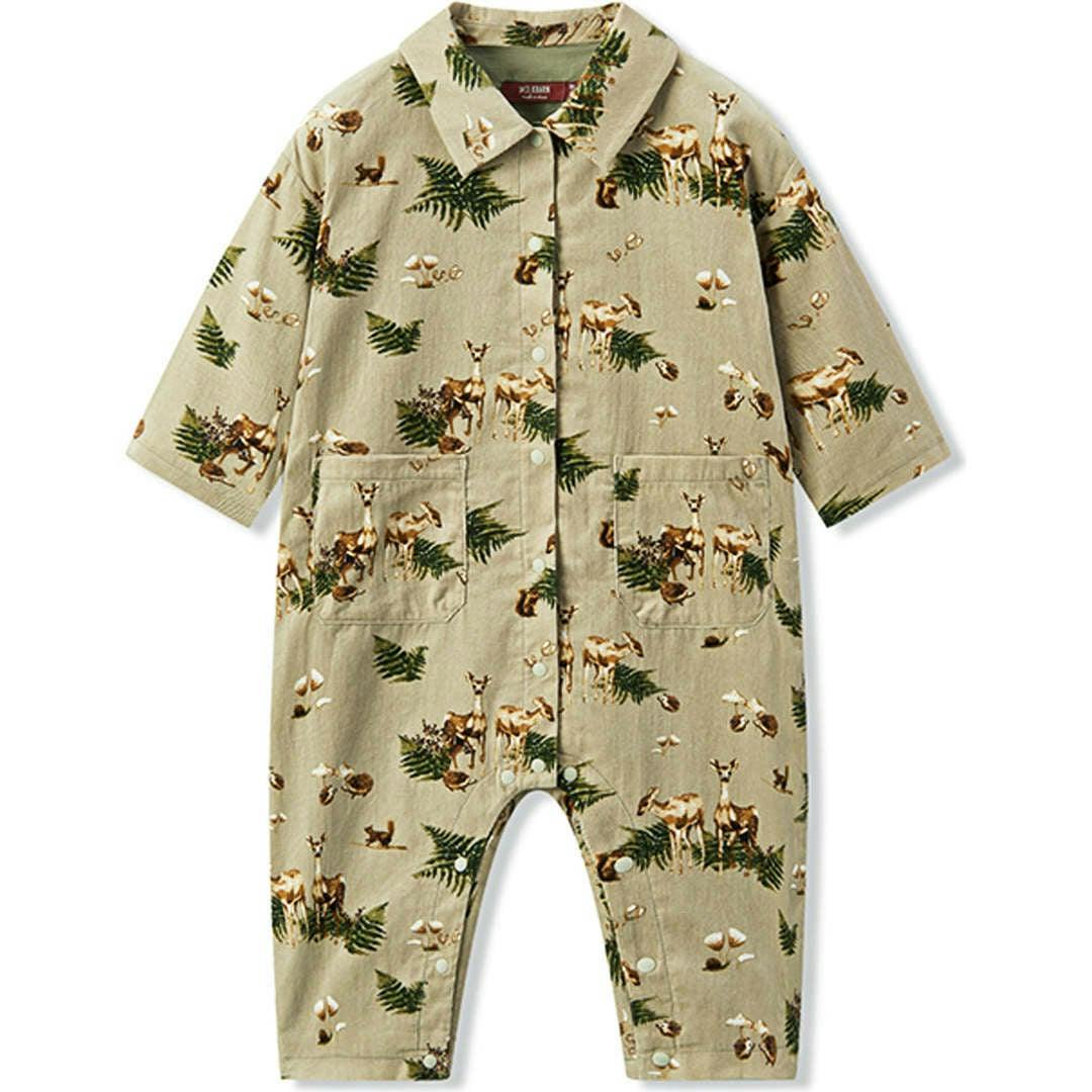 Forest Party Corduroy Snap Jumper