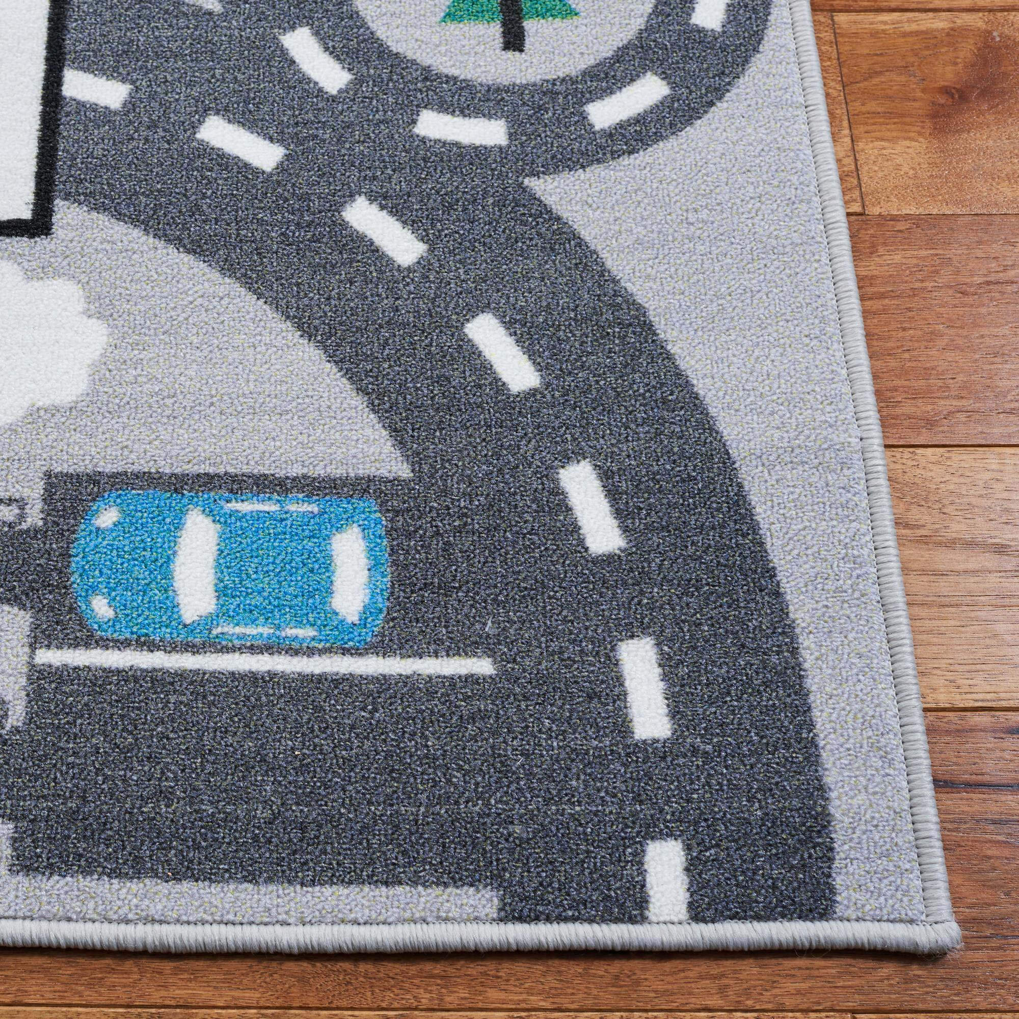 Kids Playhouse Pippy Rug, Grey