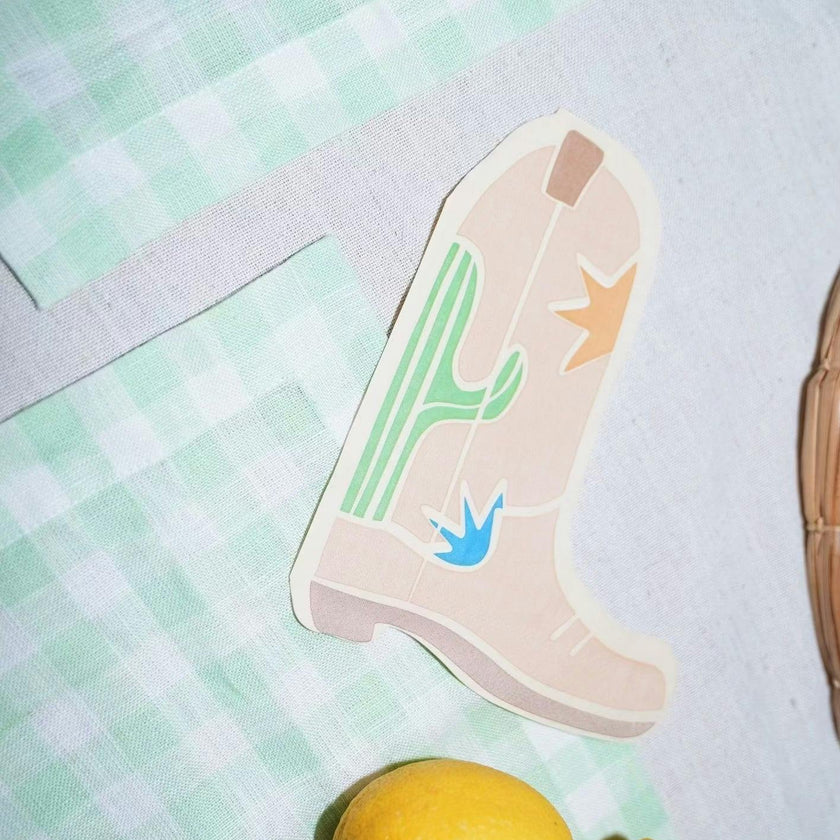 Western Boot Napkins