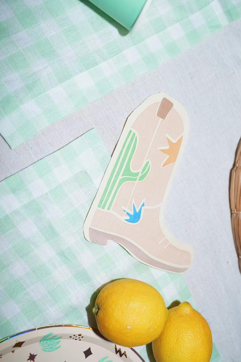 Western Boot Napkins