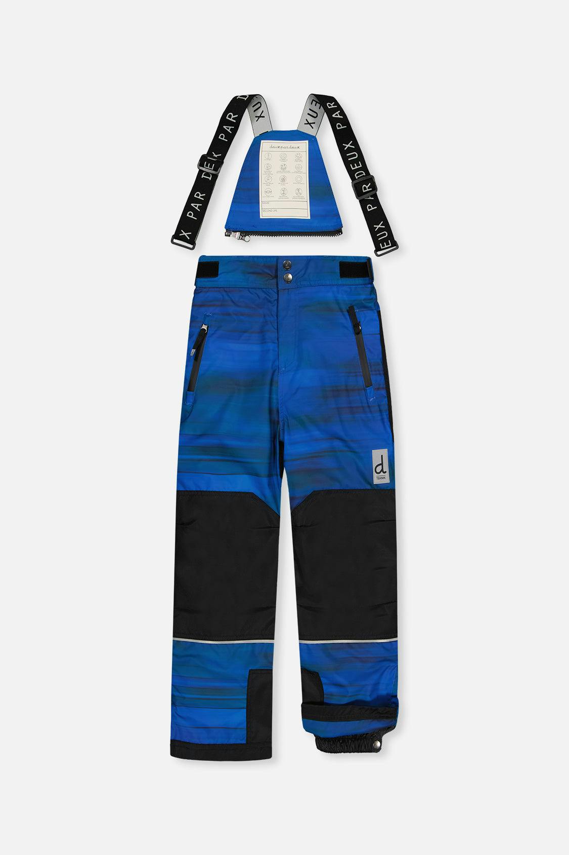 Two Piece Teknik Snowsuit Royal Blue And Yellow