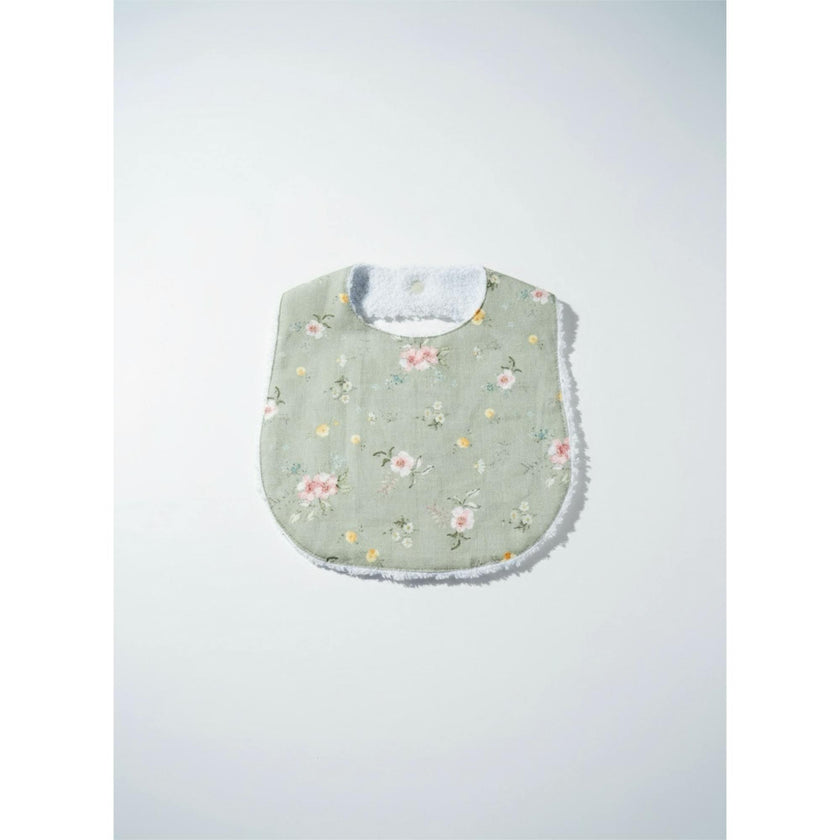 Layette Linen Bib – Hedgerow Floral