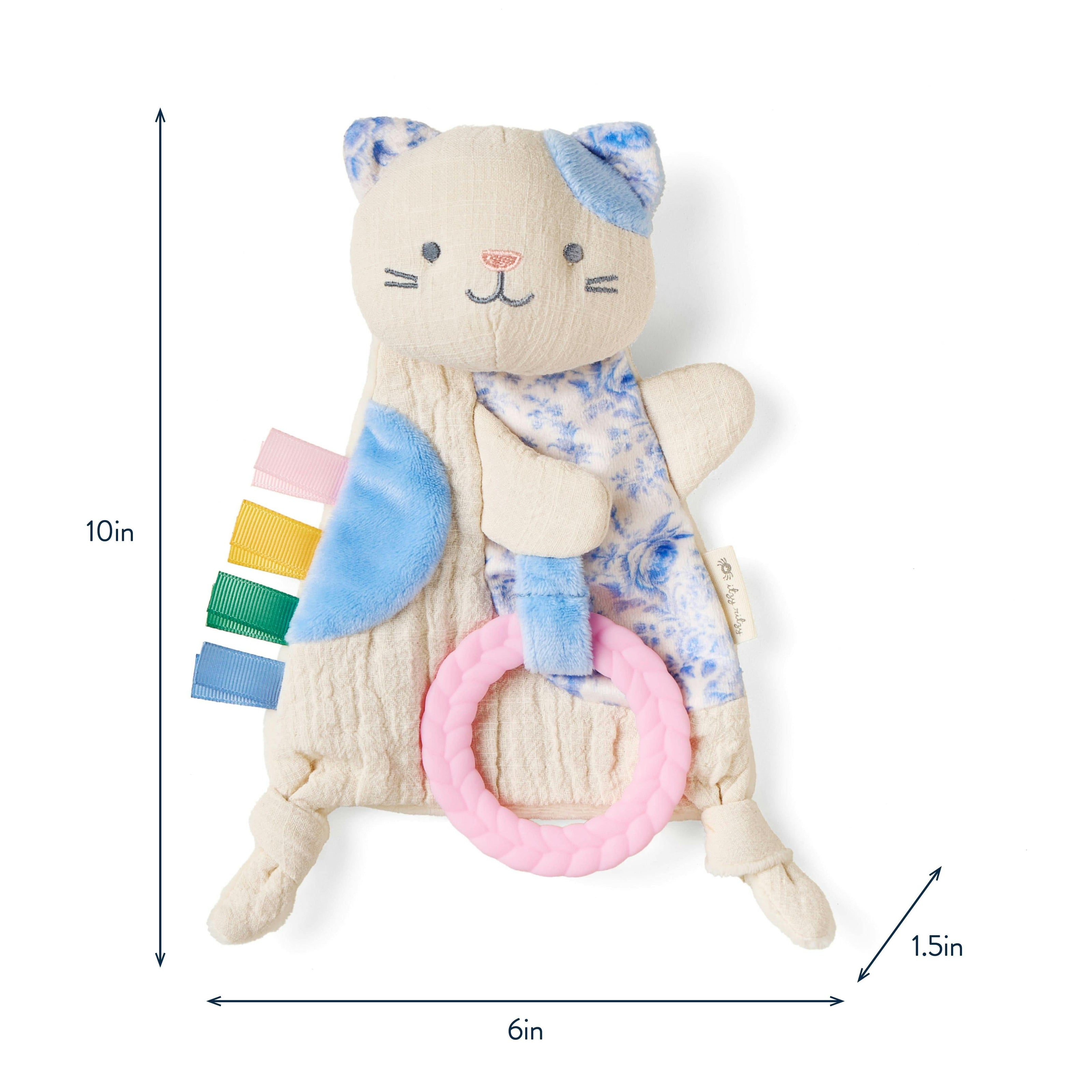 Bitzy Crinkle™ Sensory Crinkle Toy with Teether
