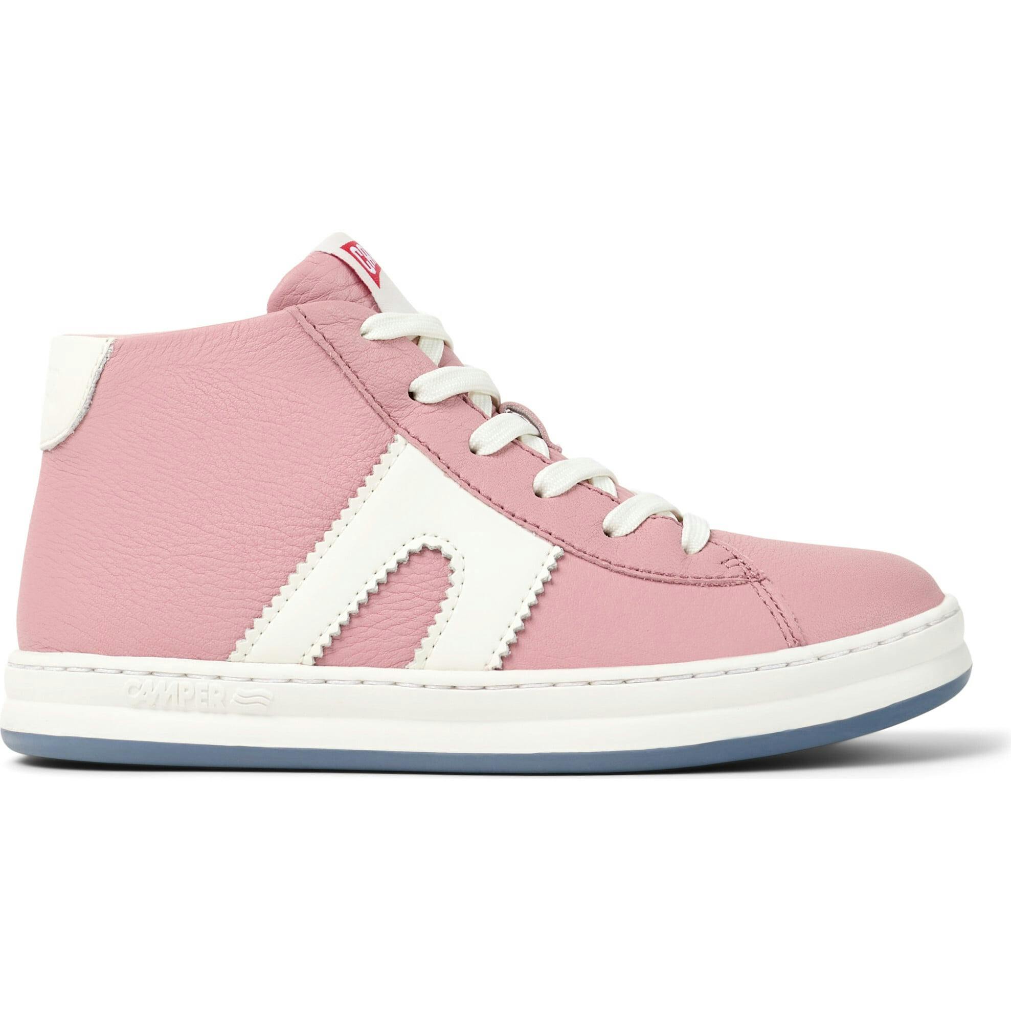 Kids Runner Four Velcro Strap Sneakers, Pink