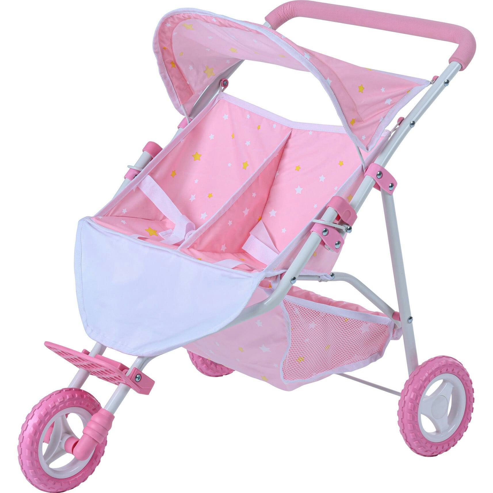 Stars Princess Deluxe Baby Doll Stroller