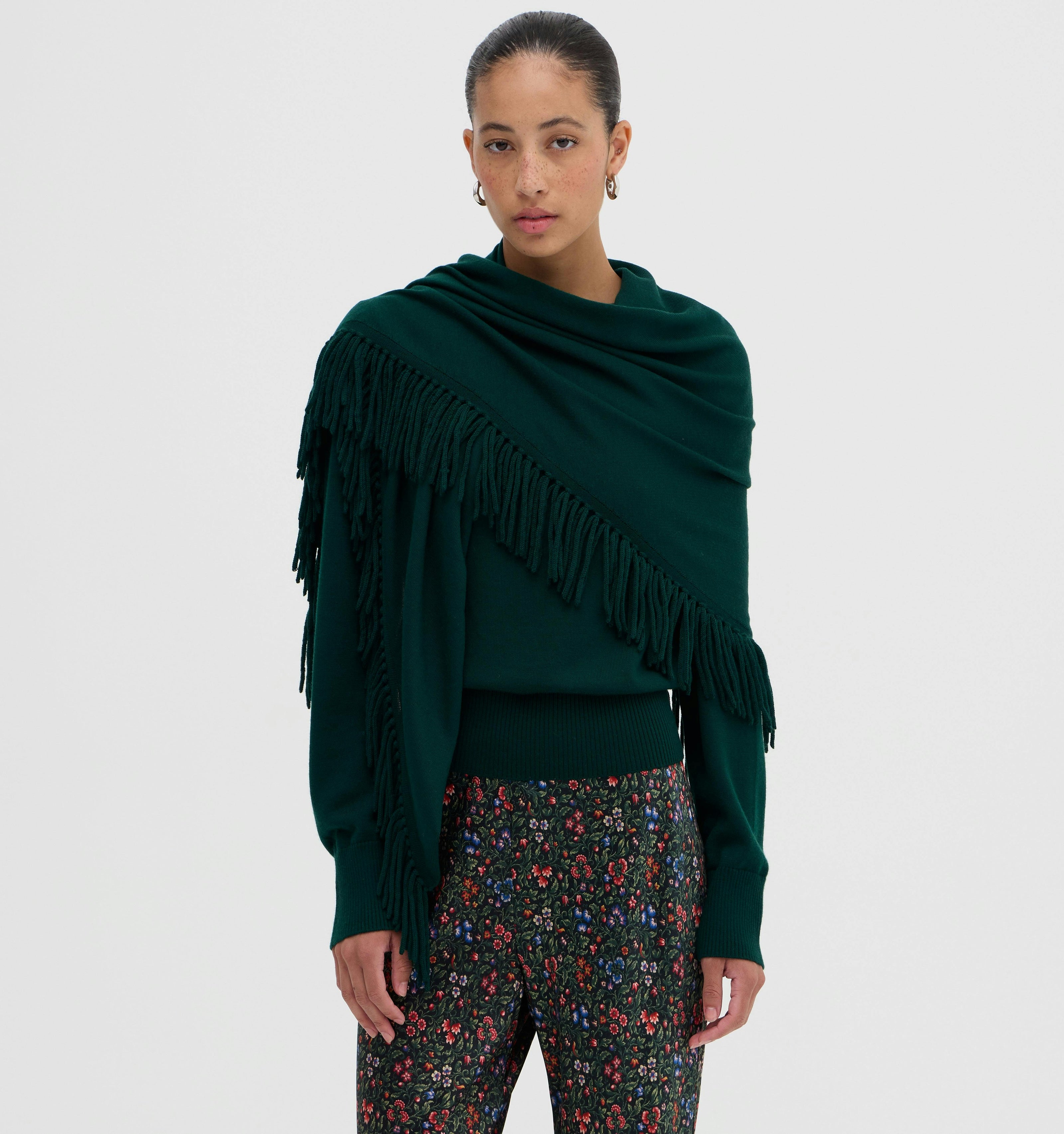 The Amelia Sweater - Pine Green