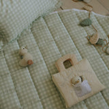Picnic Gingham Play Mat - Green