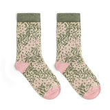 William Morris Socks - Pink Daisy - Special Edition