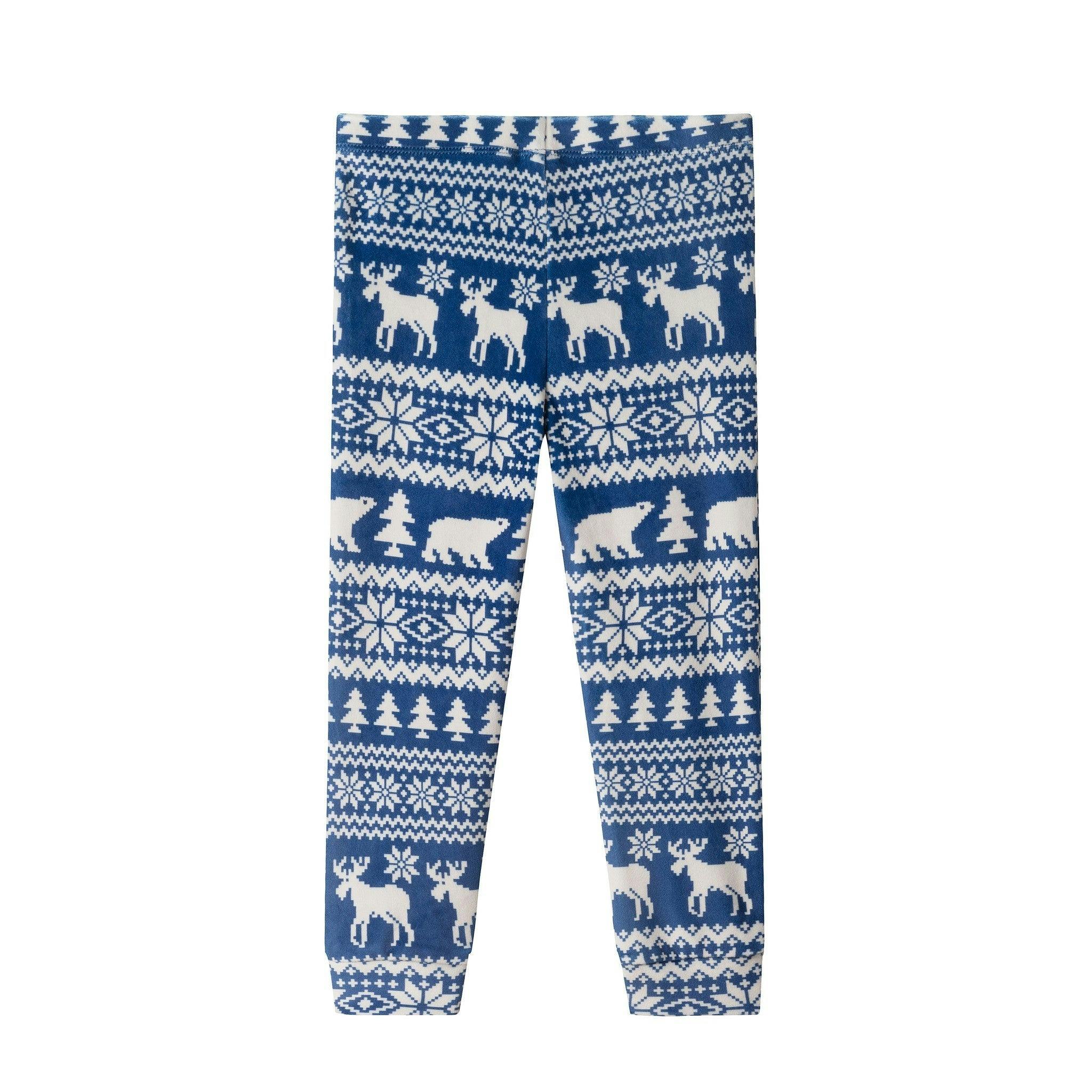 Boys (2-4) Velour Pajama Set | Winter Moose