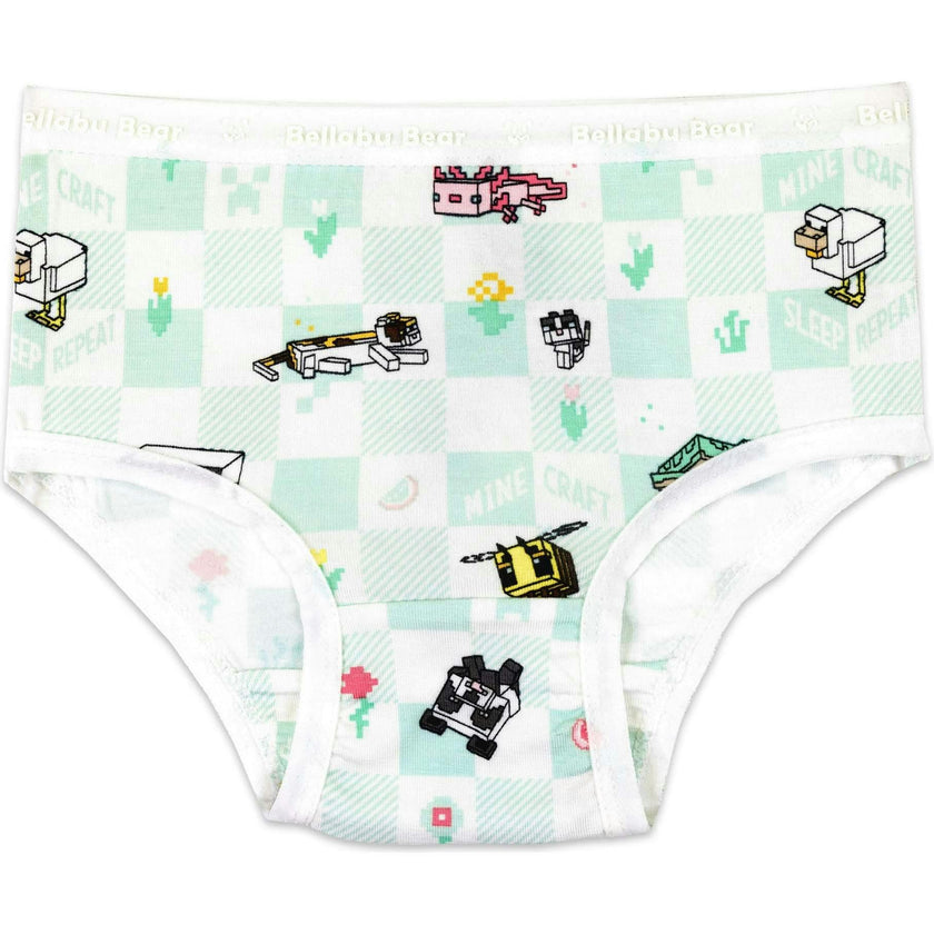 Minecraft Bamboo Girls' Underwear 7-Pack