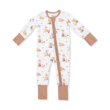 Woodland Animals with Pumpkins - Convertible Romper
