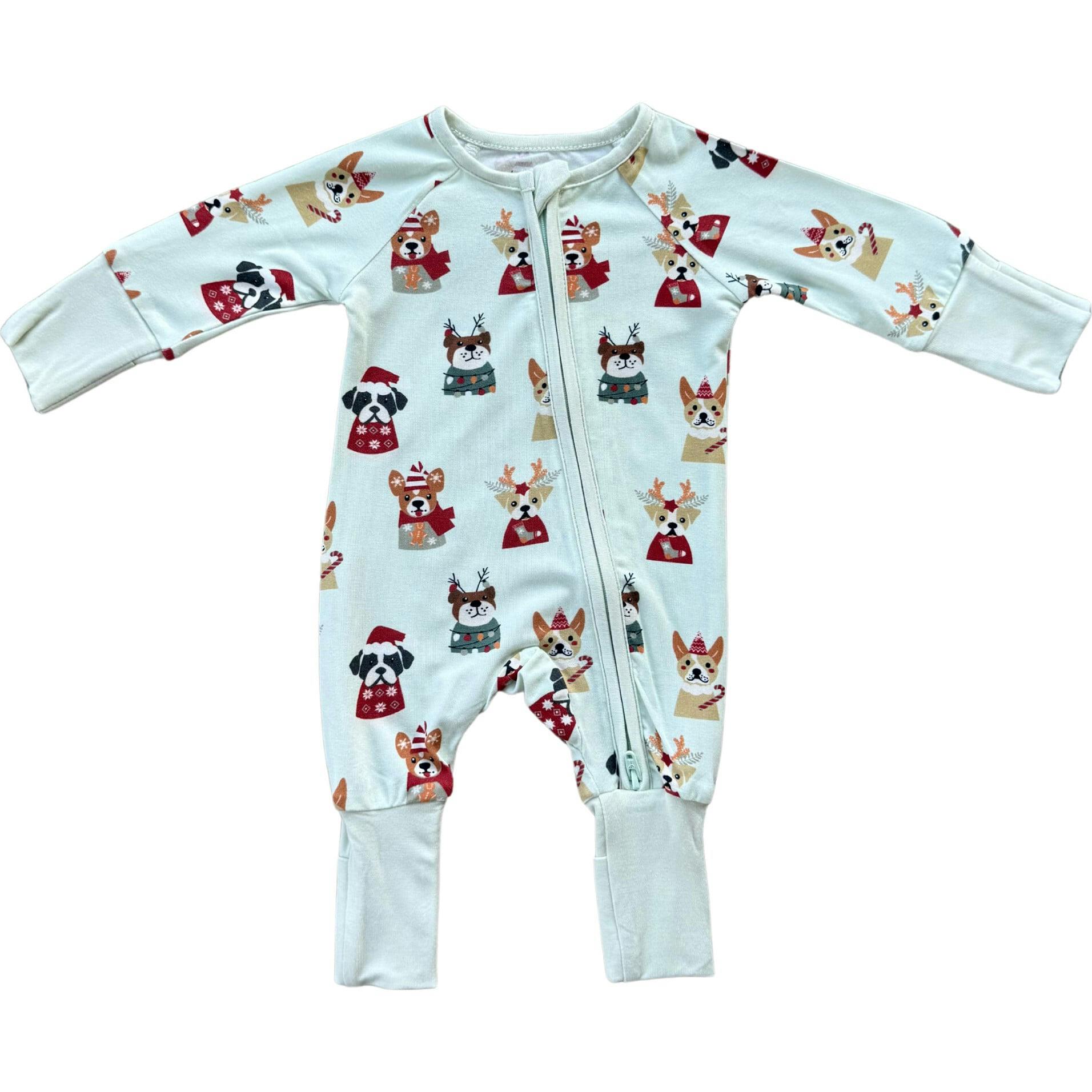 Boy's Long Sleeve Zip Romper