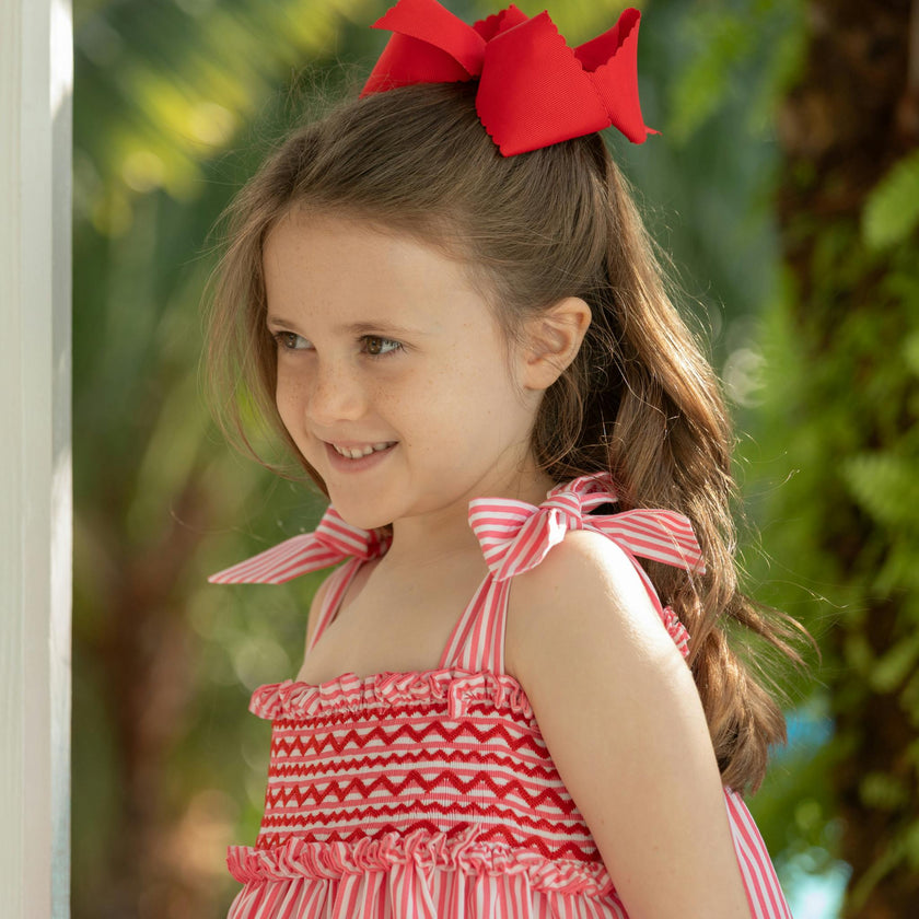 The Daisy Dress in Sconset Stripe