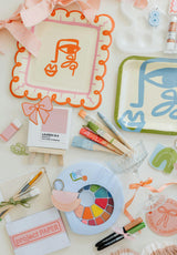 Art Party Dessert Plates