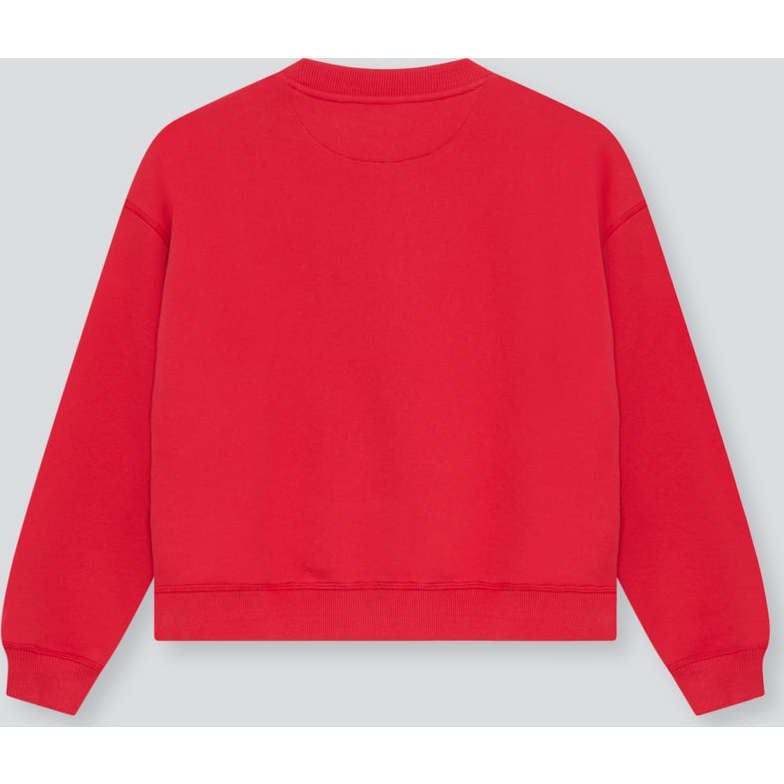 TNS Logo Teen Sweatshirt Tulip Red