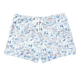 Hockey Women’s Button Front Short Pajama Set