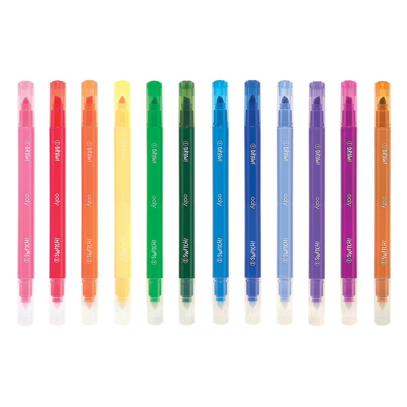 Switch-Eroo Color Changing Markers - Classic - Set of 12