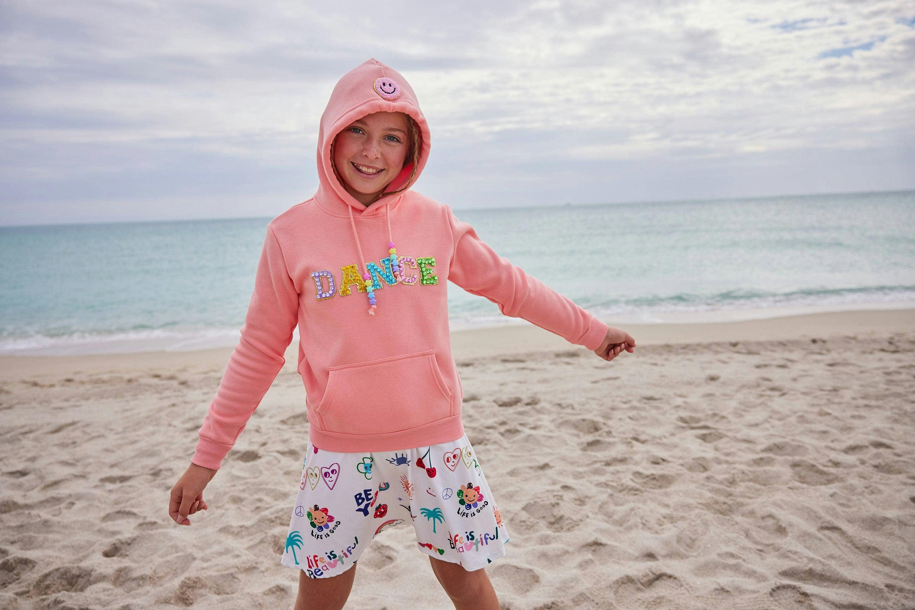 Dance Gem Smilie Hoodie