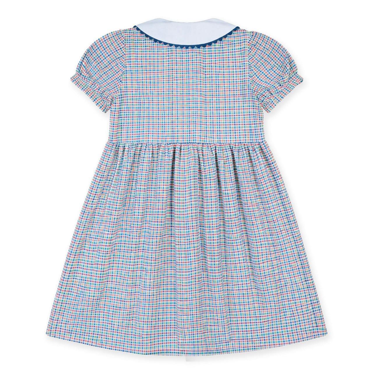 Plaid Dress with Flowers