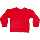 Crewneck Terry Sweatshirt Cherry Red