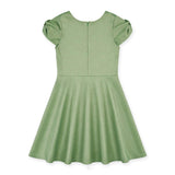 Scuba Knit Dress with Bow