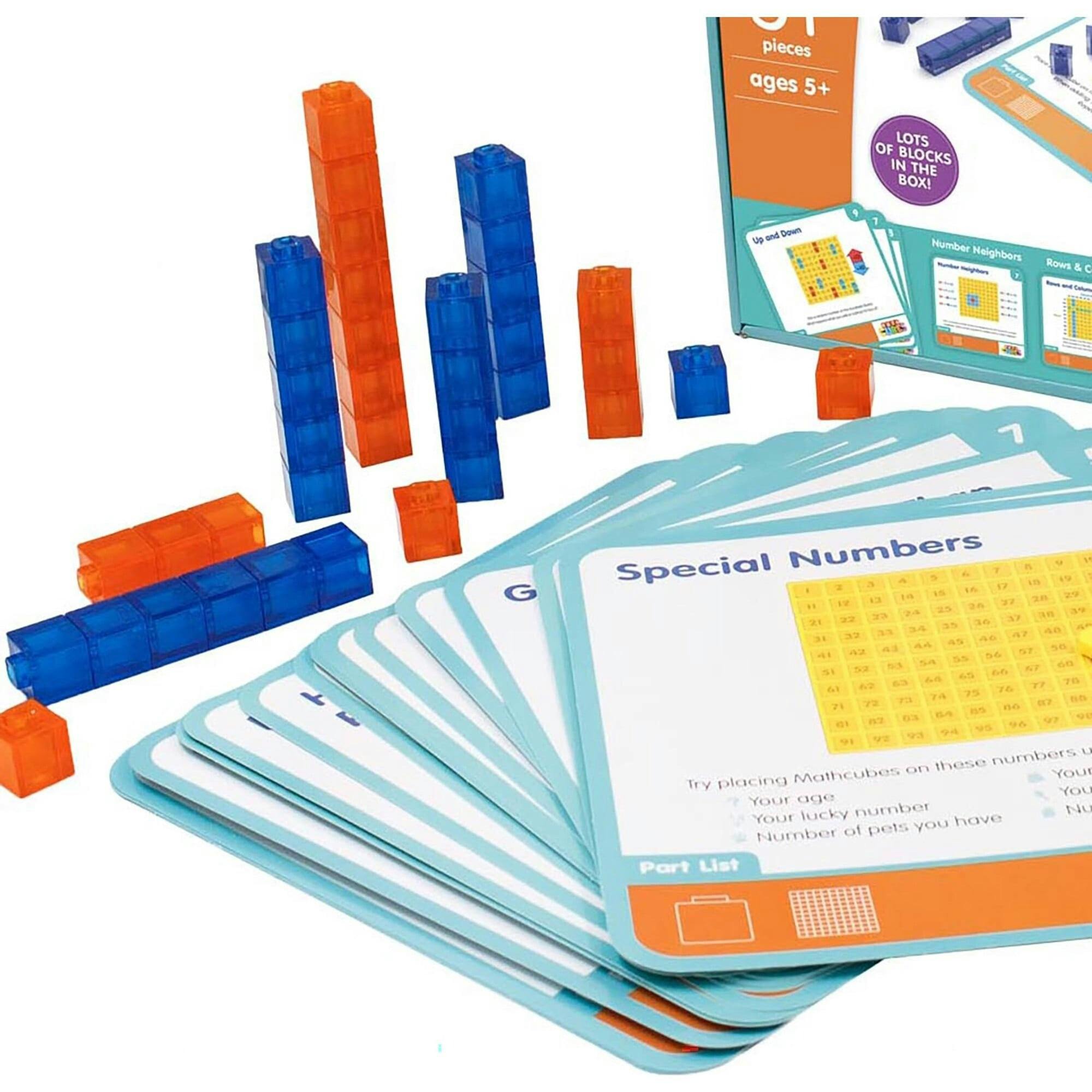 Hundred Mathstick Bundle Math Problem Mathcubes - Hundreds Board Activity Set – Maisonette