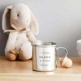 Personalized Heirloom Baby Cup - Botanic