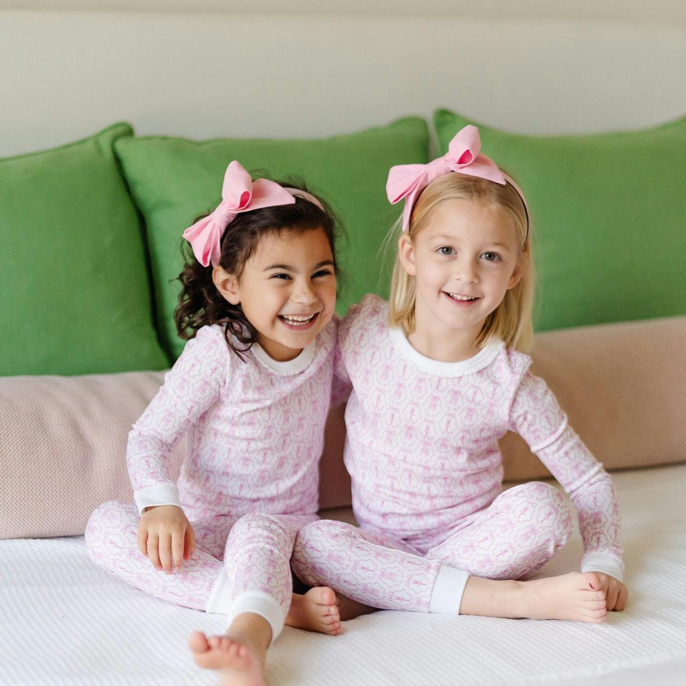 Ava Girls' Pajama Pant Set - Ballet and Bows