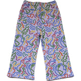 Riley Printed Drawstring Fleece Pant