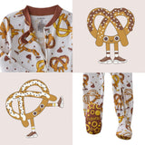 CRUZ Snug-fit Footed Baby Boys Pajamas