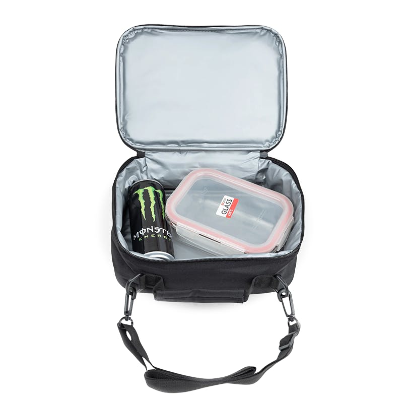Cornelia Backpack with Lunch Bag and Pencil Case in Black