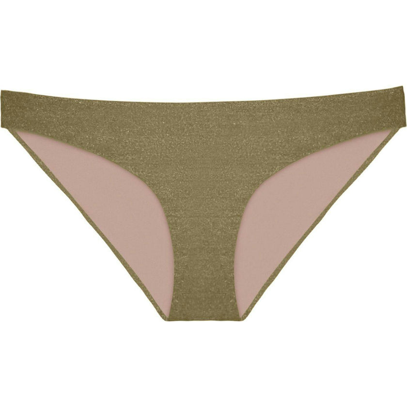 Women'S Euphoria Basic Ruched Swisuit Bottoms, Metallic