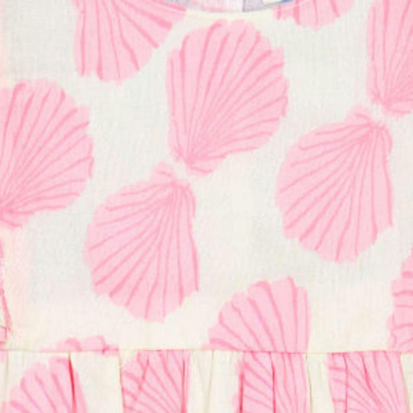 Seraphina Girl's Dress Shell Beach Pink, Pink