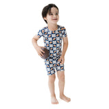 Football Patchwork - Loungewear Short Set