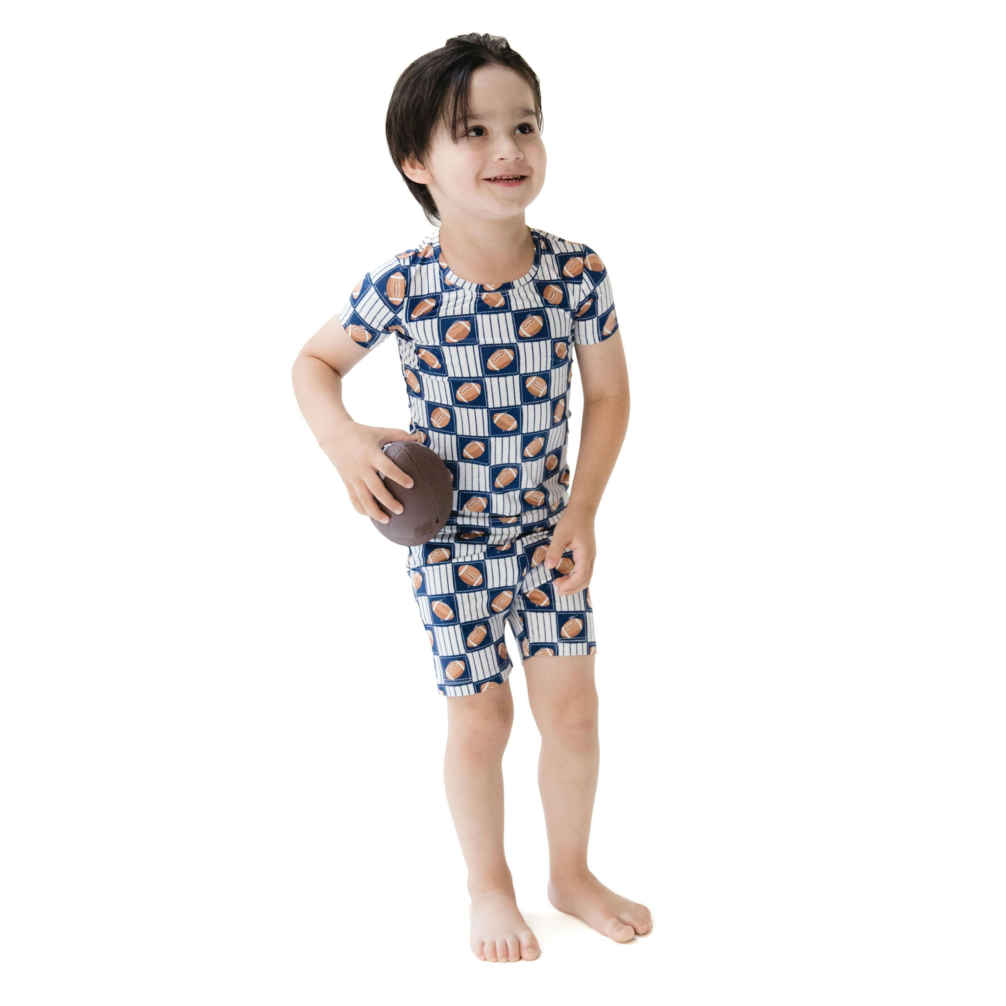 Football Patchwork - Loungewear Short Set
