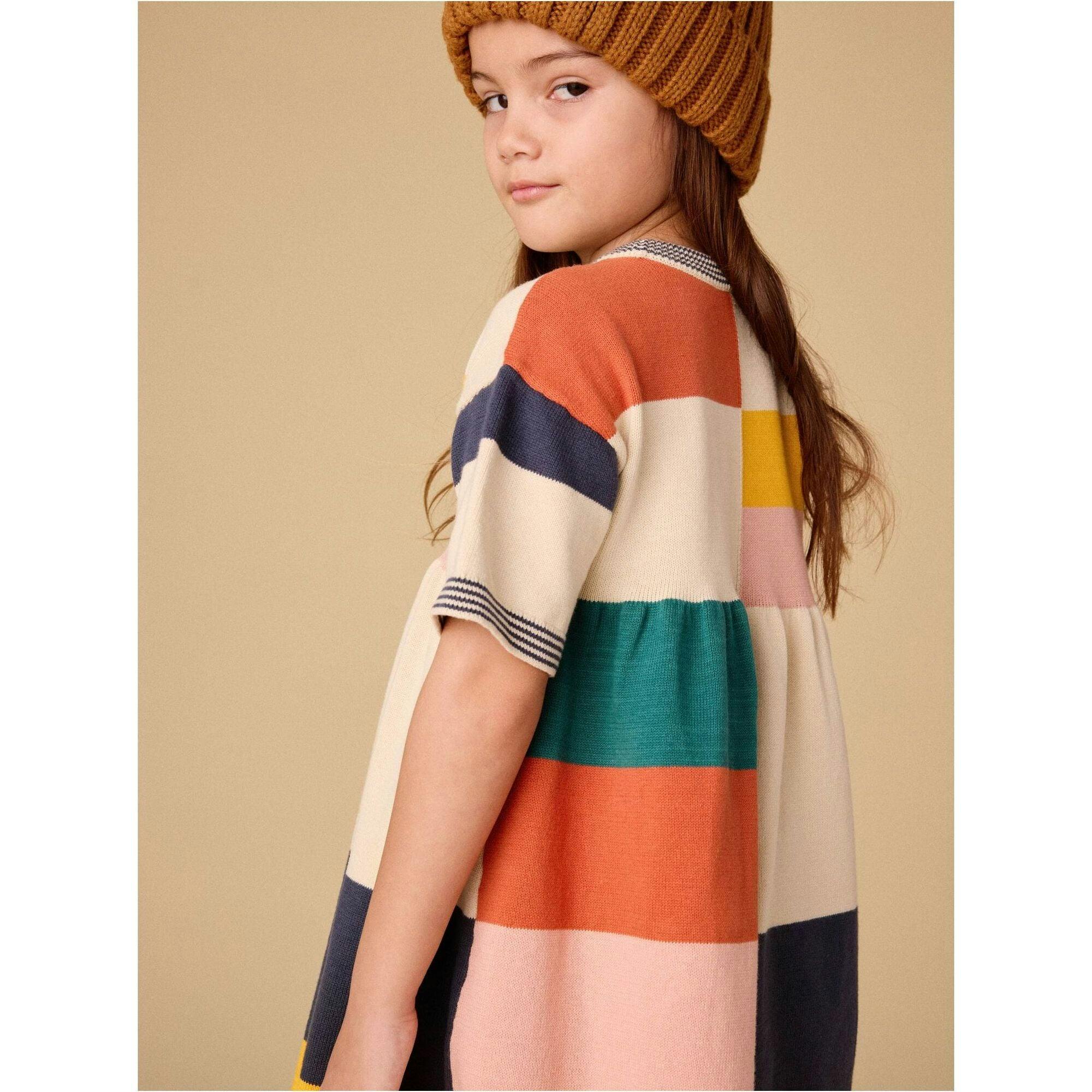 Colorblock Sweater Dress, Multi