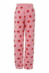 Strawberry Ruffle Joggers Set