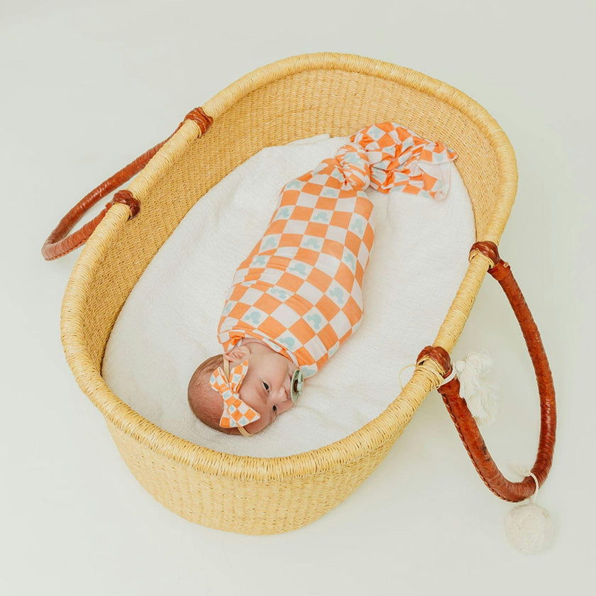 Classic Baby Bow - Mickey Mouse Check