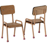 Table and chair set, Mouse - Dark powder