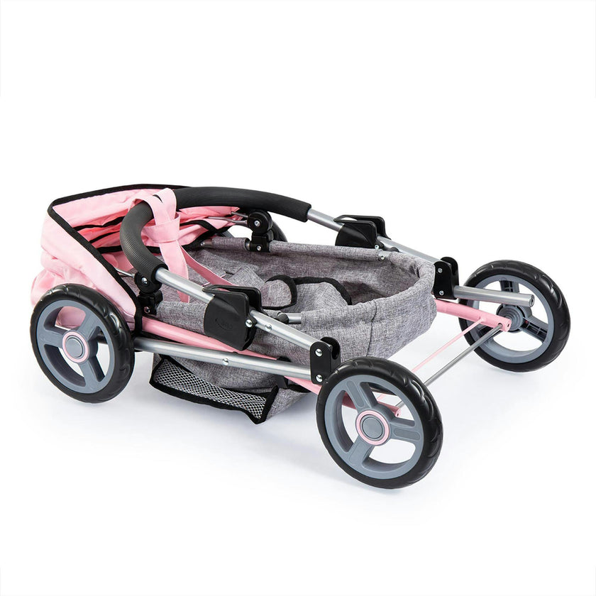 4-in-1 Toy Baby Doll Pram Stroller Cosy Set