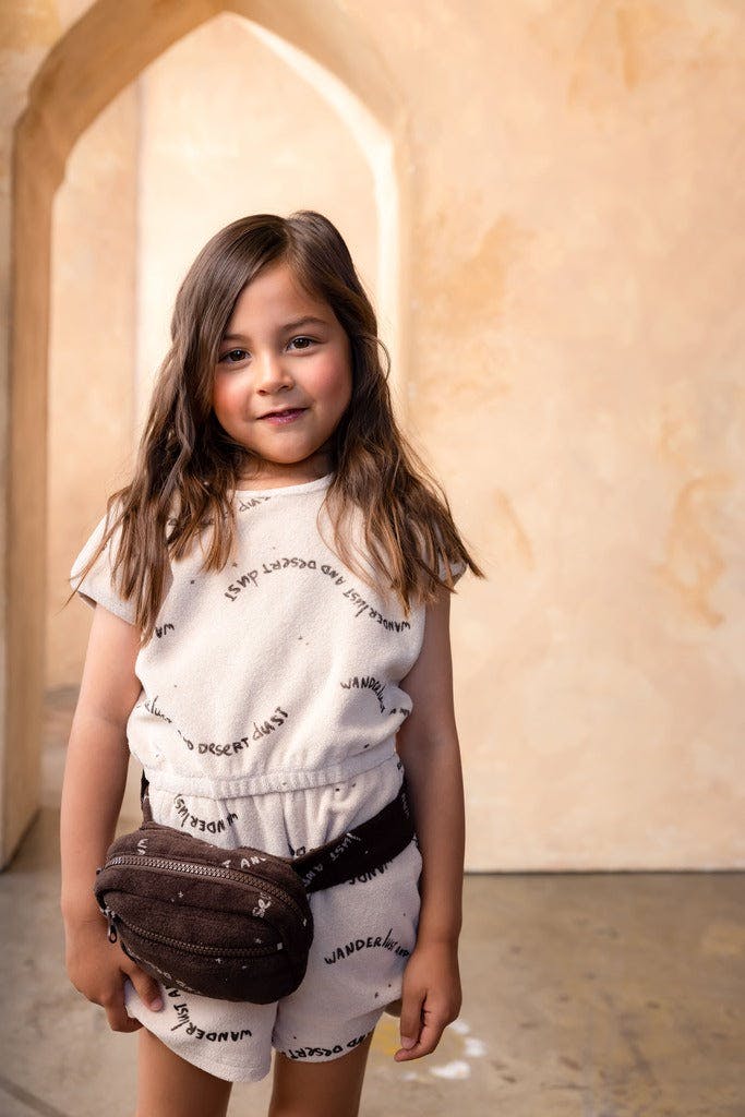 Girls Terry Wander Lust & Desert Dust Romper