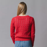 Organic Pointelle Cardigan