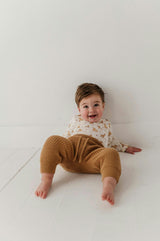 Baby Knit Pants in Camel