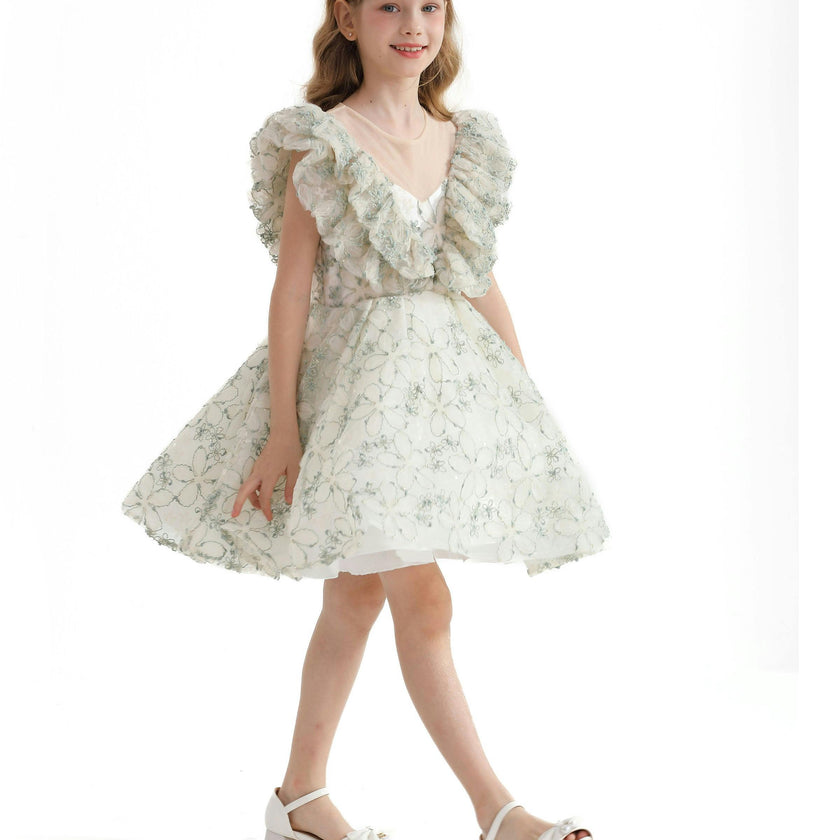 Green Floral Honeydale Dress